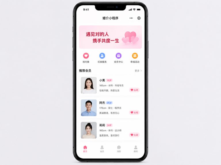 宿州婚介所管理小程序